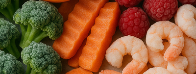 Effizientes Einfrieren und Lagern von Lebensmitteln