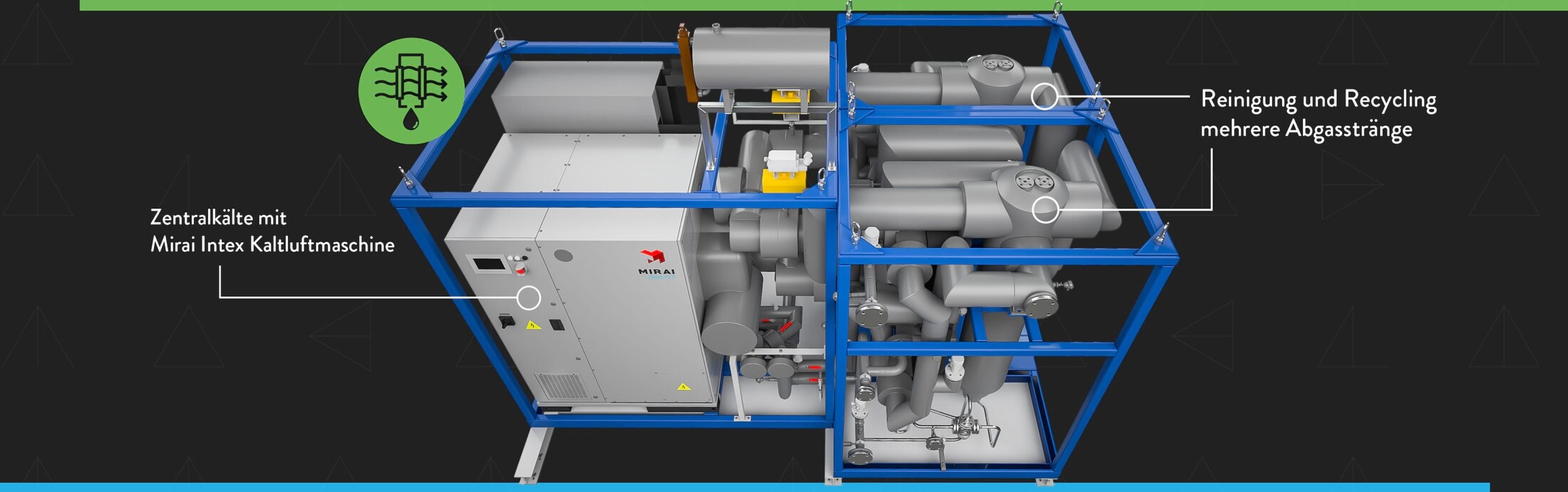 3D-Modell Kaltluftmaschine