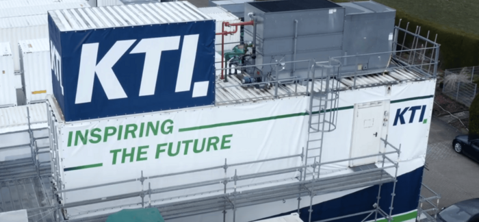 Containeranlagen aus Vogelperspektive