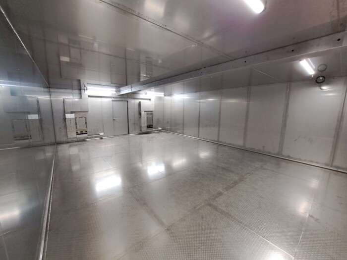 Der Lagerraum von innen