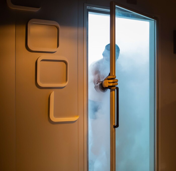 Ganzk&ouml;rperk&auml;ltekammer in Benutzung