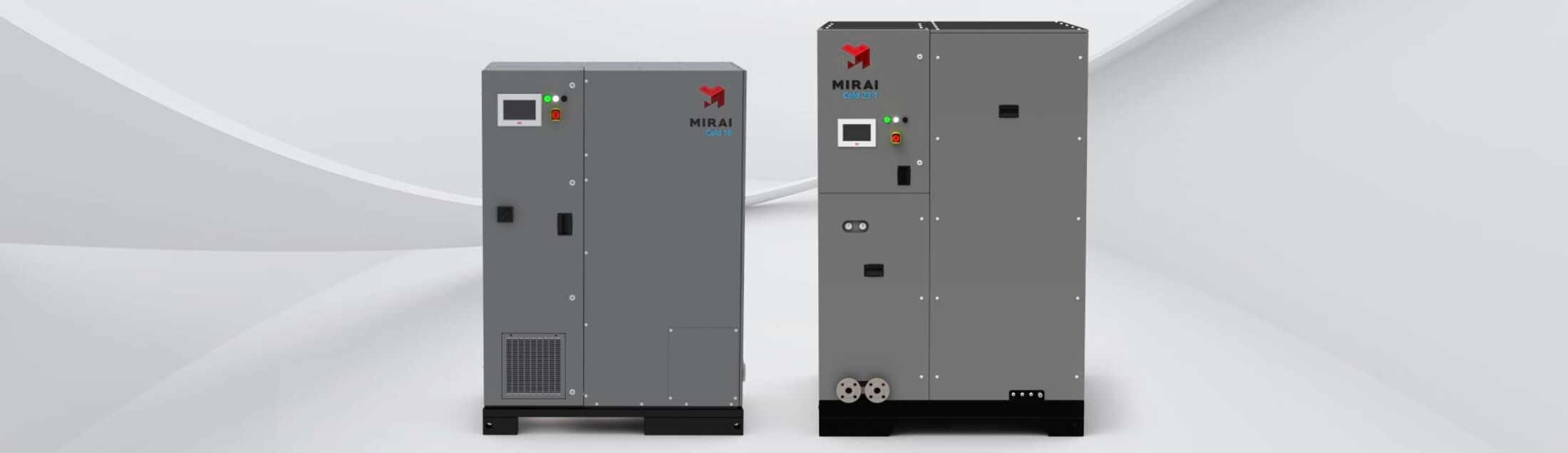 Zwei Anlagen zum Verbauen in einem K&uuml;hlraum