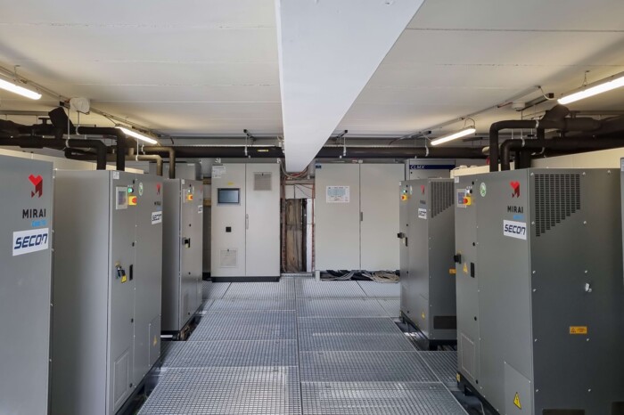 Maschinenraum des Kryolagers